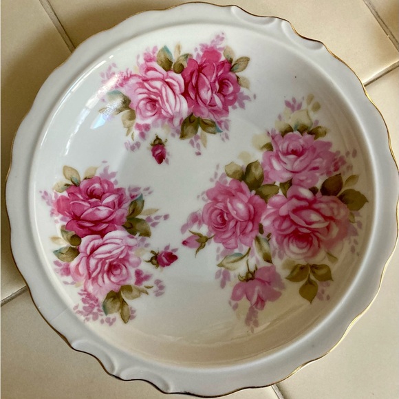 Vintage Other - 🍂Vintage Floral Ceramic Plate